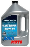 Масло Quicksilver 4-stroke 25W-40 4л.