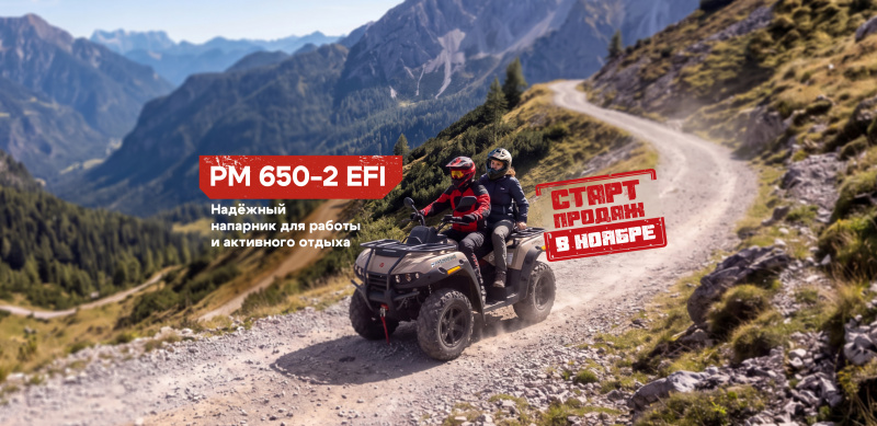 Новый инжекторный квадроцикл РМ 650-2 EFI