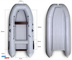 Надувная лодка Ротан Р380+(430)