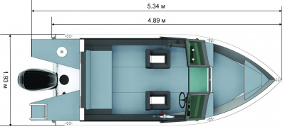 Моторная лодка Салют 480 NEO PRO