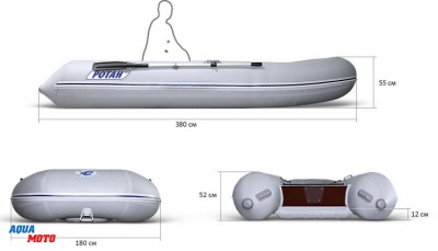 Надувная лодка Ротан Р380л
