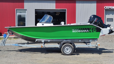 Лодка Волжанка 46 Фиш + мотор Parsun F60 FEL-T-EFI