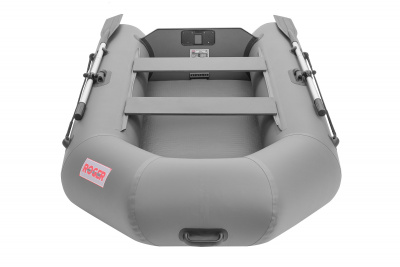 Моторно гребная надувная лодка ПВХ с жестким транцем ROGER Standart 2800 SL съемное дно высокого давления (Аирдек) + 2ух камерный насос