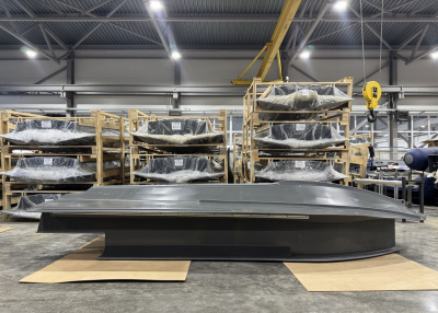 Моторная лодка РИБ ROGER Gelium 4300 (низкий борт, ПВХ конус) с доп.опцией