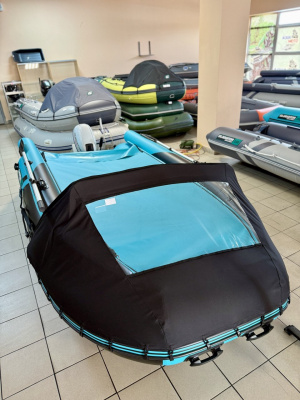 Лодка Gladiator E380X + мотор Gladiator G9.9 white