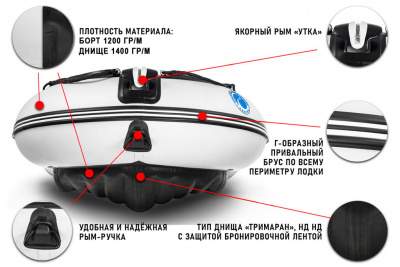 Лодка "Mercury AirHector 340"