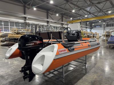 Моторная лодка РИБ ROGER Gelium 4300 (высокий борт, пластиковый конус) комплектация Расширенная
