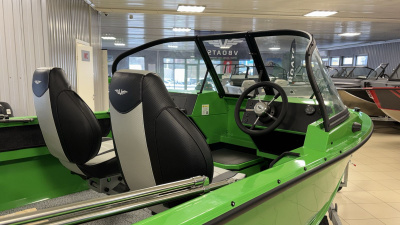 Лодка Волжанка 46 Фиш зеленая с доп.опциями