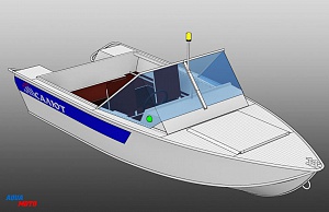 Моторная лодка САЛЮТ-430