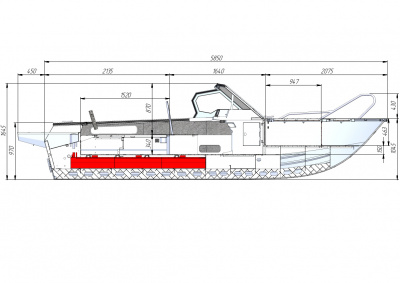 Моторная лодка Салют 585 BD (BowDeck)