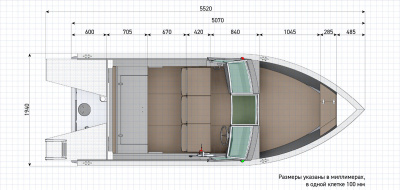 Моторная лодка Салют Realcraft 500