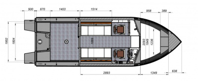 Катер REALCRAFT 700 Cabin