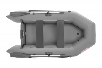 Моторно гребная надувная лодка ПВХ с жестким транцем ROGER Standart 3000 съемное дно высокого давления (Аирдек) + 2ух камерный насос