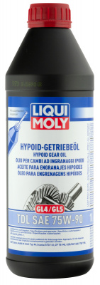 LiquiMoly Полусинтетическое трансмиссионное масло Hypoid-Getriebeoil TDL 75W-90 1л