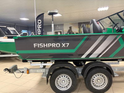 Лодка Волжанка X7 FishPro с доп.опциями