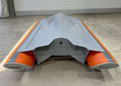 Моторная лодка РИБ ROGER Gelium 4300 (высокий борт, пластиковый конус)