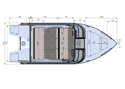 Моторная лодки Realcraft 470 NS BD