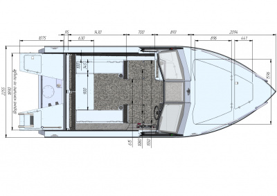 Моторная лодка Салют 585 BD (BowDeck)
