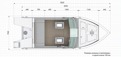Моторная лодка Салют Realcraft 500